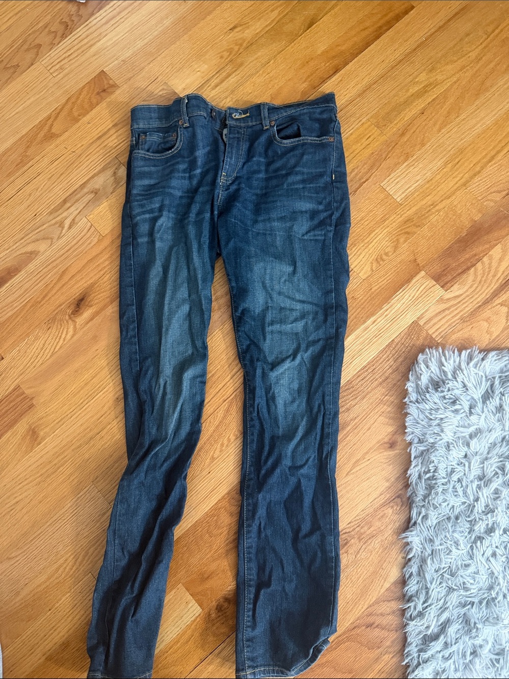 Men's Dark Blue Slim Fit Jeans